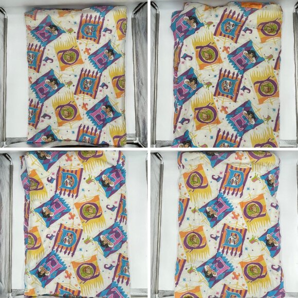 Vintage Disney Hunchback Of Notre Dame Comforter FLAWS Esmeralda Quasimodo 90s - Picture 4 of 16